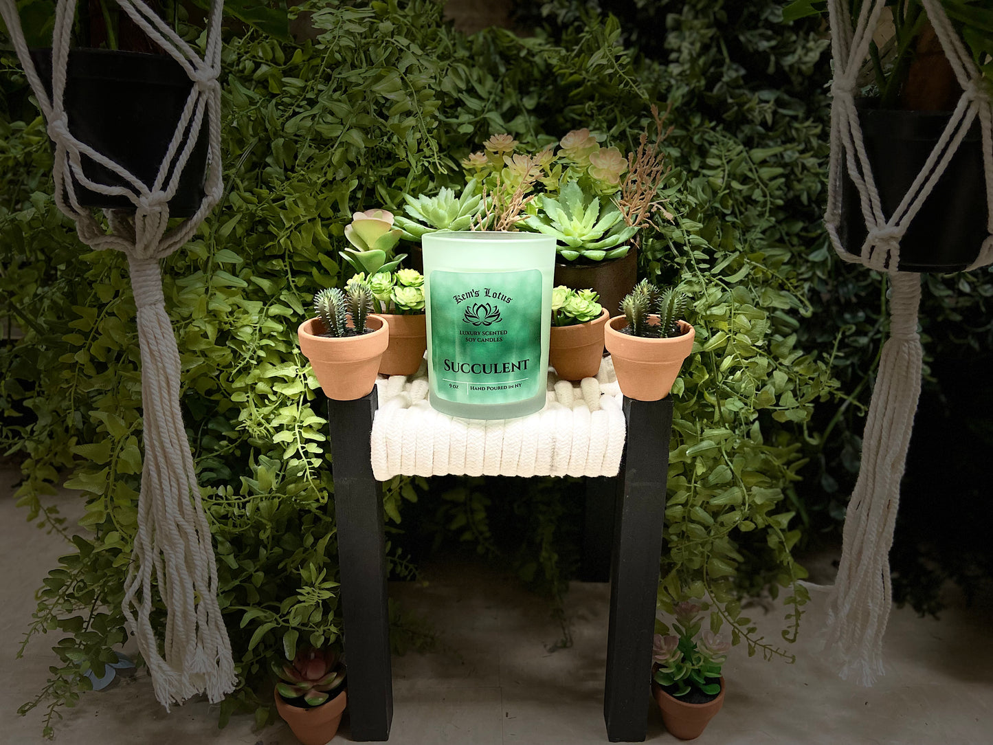Succulent - Bright and lively fragrant candle * Housewarming gift * Home Decor * Gifting * Mother's Day * Valentine's Day